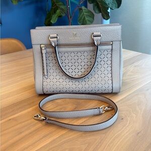 Kate Spade Perri Lane Romy Satchel Pebbled Leather Crossbody - Like New